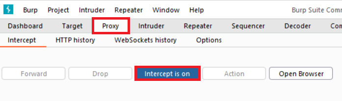 configure foxyproxy for burp suite