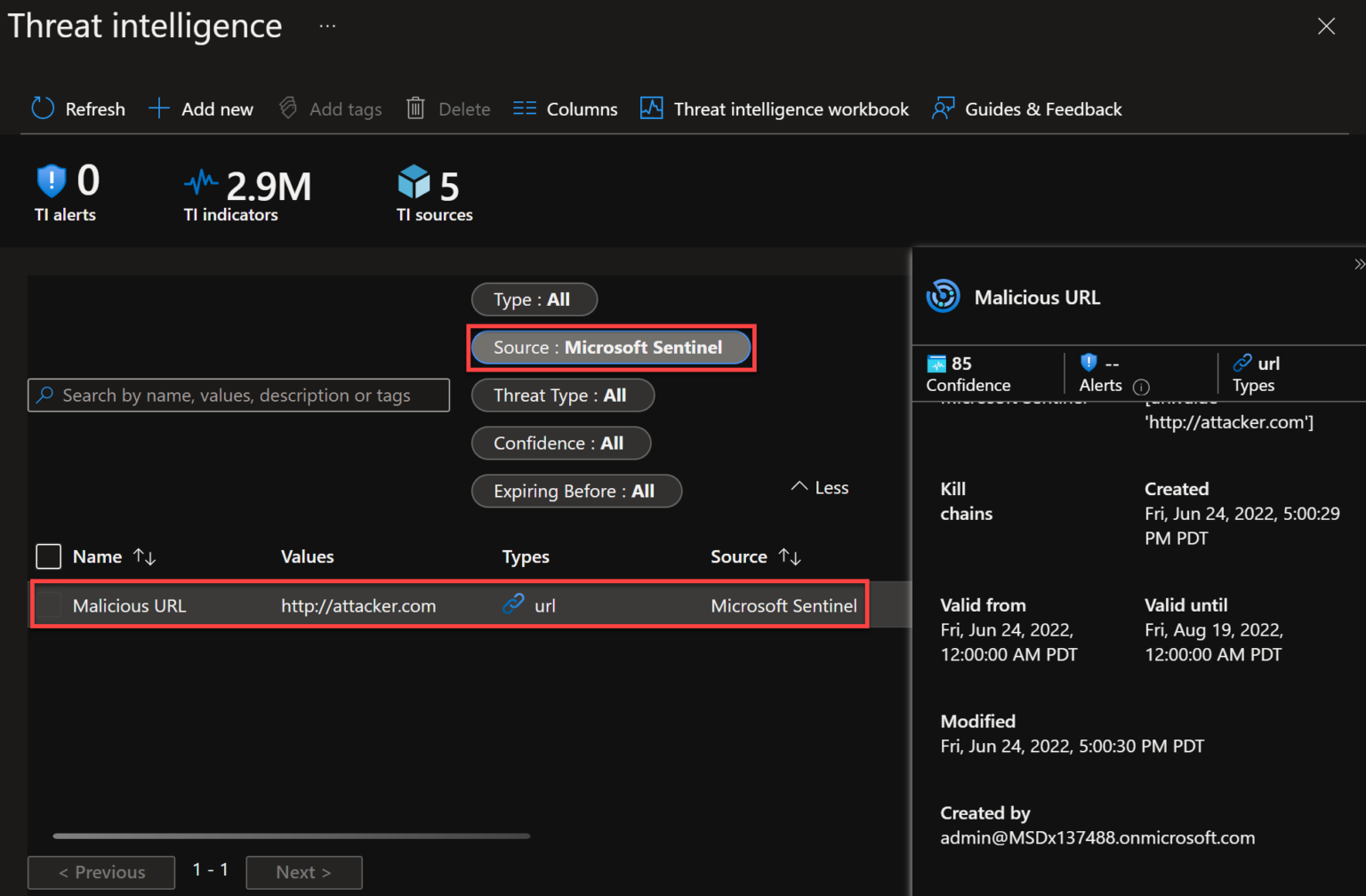 Microsoft Sentinel Threat Intelligence – Part II – View And Manage Your ...